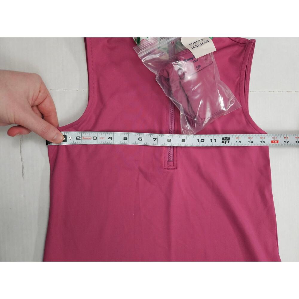 Tommy Bahama Golf Dress Women’s Small Purple 1/4 Zip Sleeveless w/ Shorts NWT - Picture 2 of 8